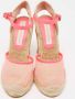 Stella McCartney Pre-owned Canvas sandals Pink Dames - Thumbnail 3