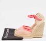 Stella McCartney Pre-owned Canvas sandals Pink Dames - Thumbnail 9