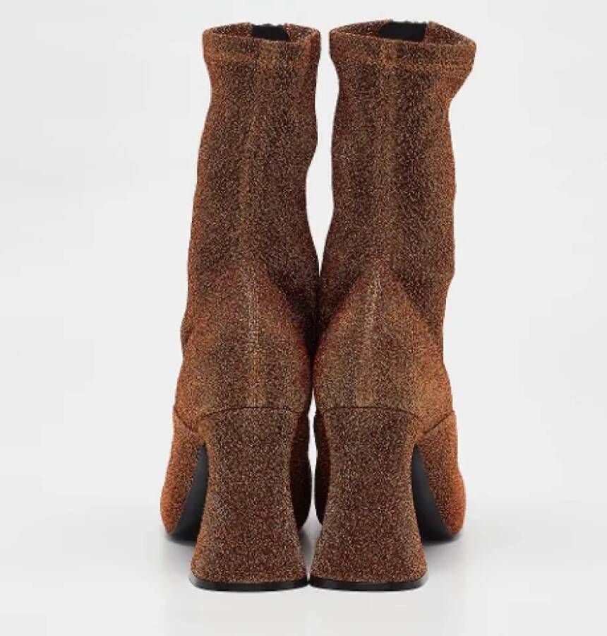 Stella McCartney Pre-owned Fabric boots Brown Dames