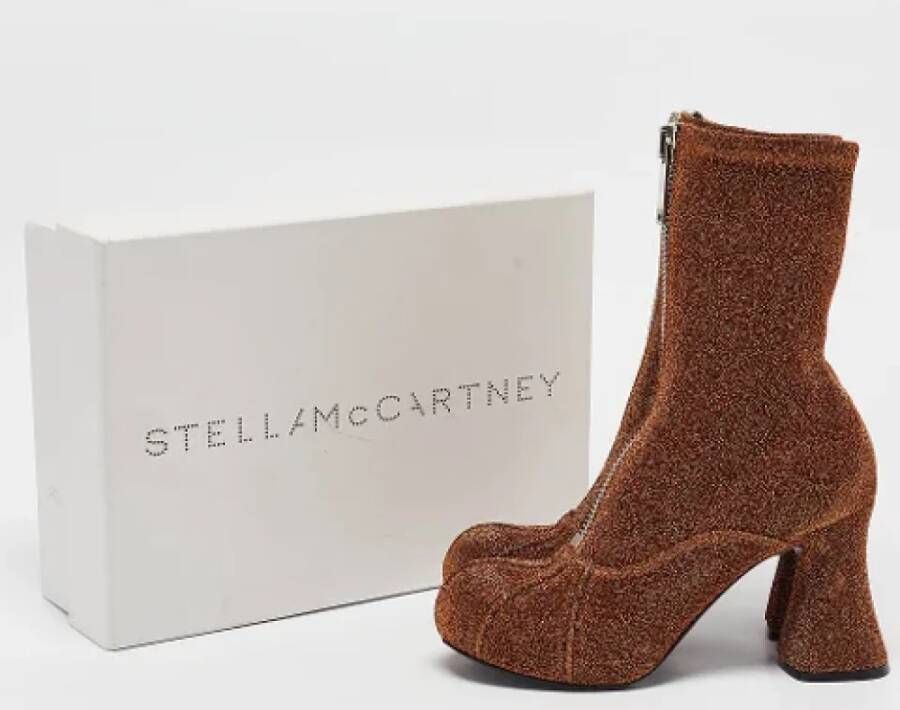 Stella McCartney Pre-owned Fabric boots Brown Dames