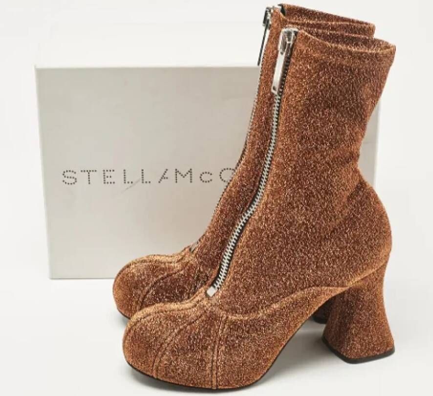 Stella McCartney Pre-owned Fabric boots Brown Dames