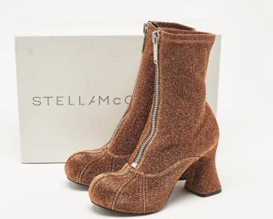 Stella McCartney Pre-owned Fabric boots Yellow Dames