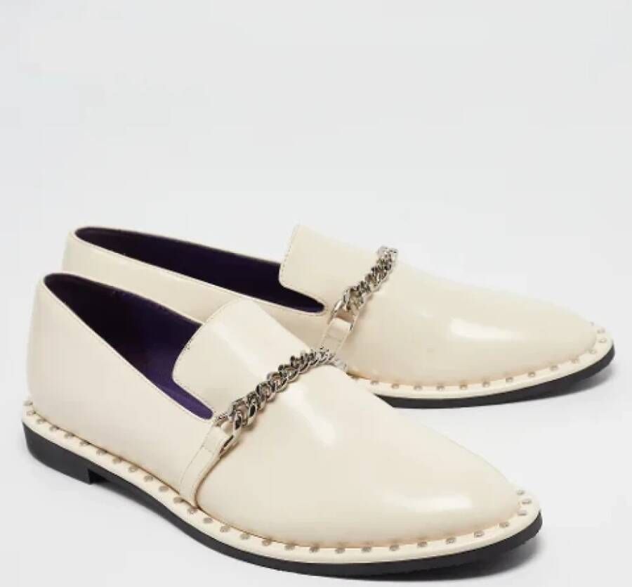 Stella McCartney Pre-owned Fabric flats Beige Dames