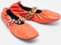 Stella McCartney Pre-owned Fabric flats Orange Dames - Thumbnail 3