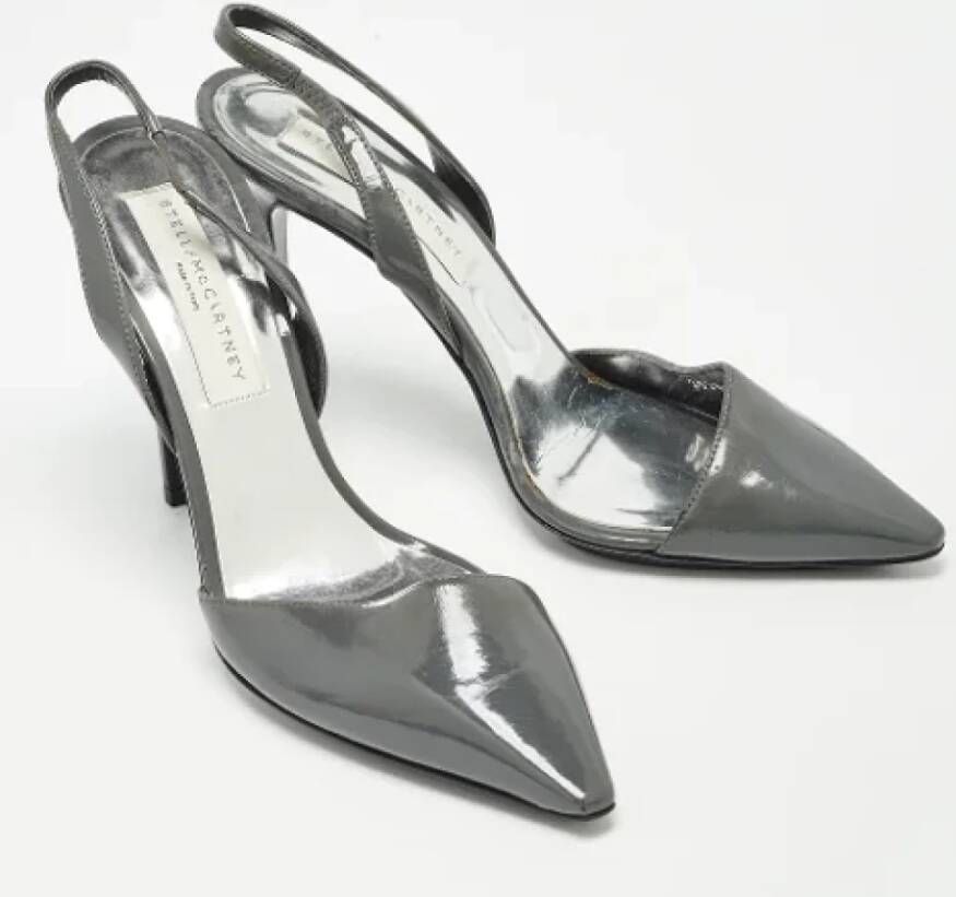 Stella McCartney Pre-owned Fabric heels Gray Dames