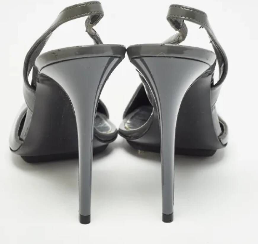 Stella McCartney Pre-owned Fabric heels Gray Dames