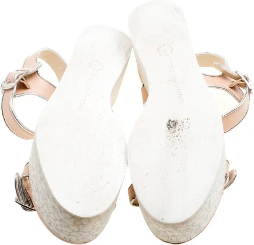 Stella McCartney Pre-owned Fabric sandals Beige Dames