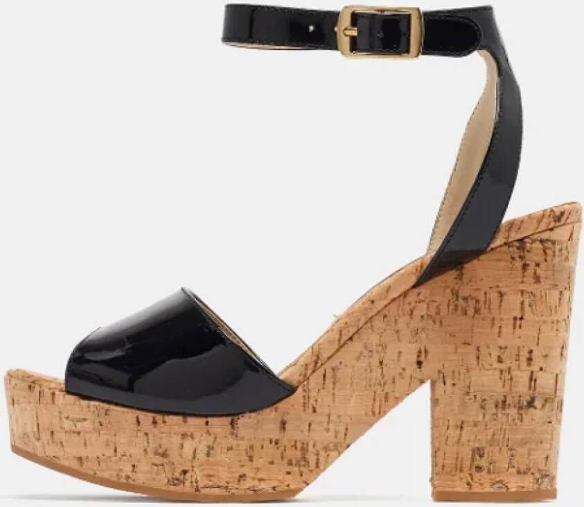 Stella McCartney Pre-owned Fabric sandals Black Dames