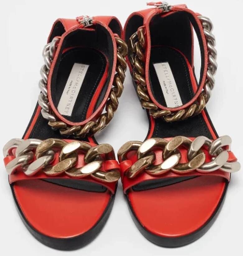 Stella McCartney Pre-owned Fabric sandals Orange Dames