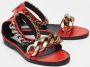 Stella McCartney Pre-owned Fabric sandals Orange Dames - Thumbnail 4