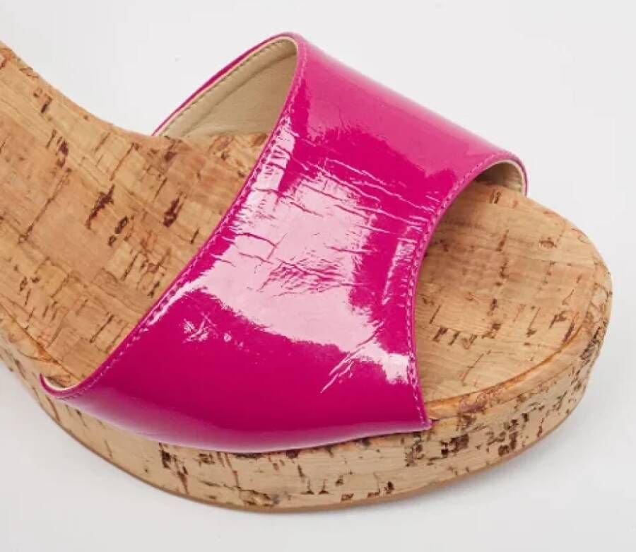 Stella McCartney Pre-owned Fabric sandals Pink Dames