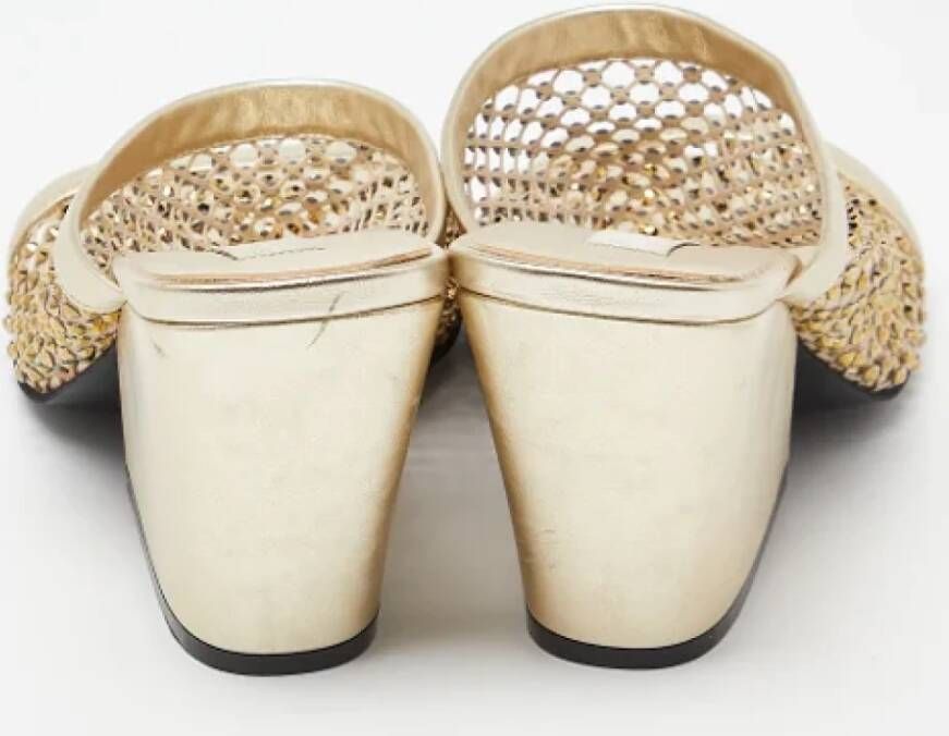 Stella McCartney Pre-owned Fabric sandals Yellow Dames