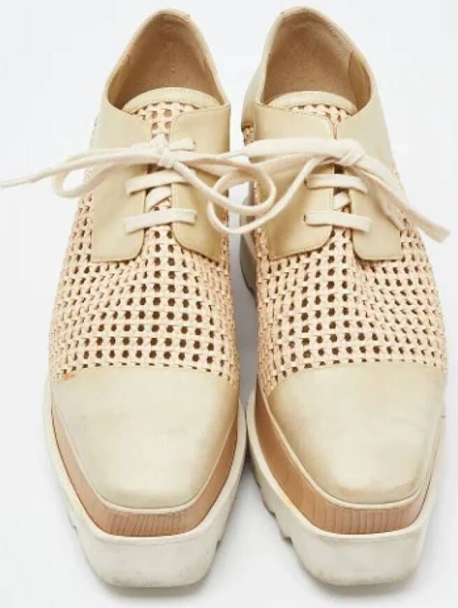 Stella McCartney Pre-owned Fabric sneakers Beige Dames