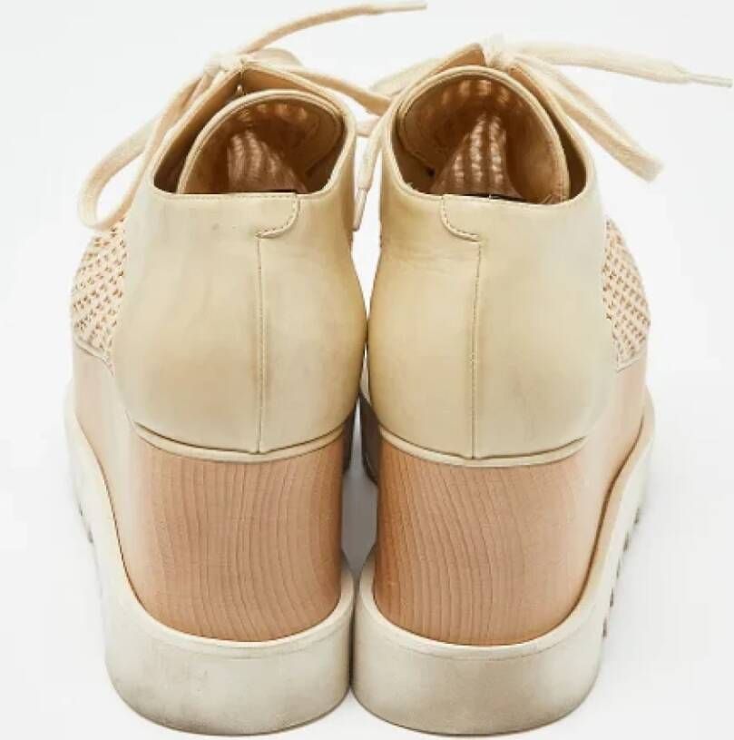 Stella McCartney Pre-owned Fabric sneakers Beige Dames