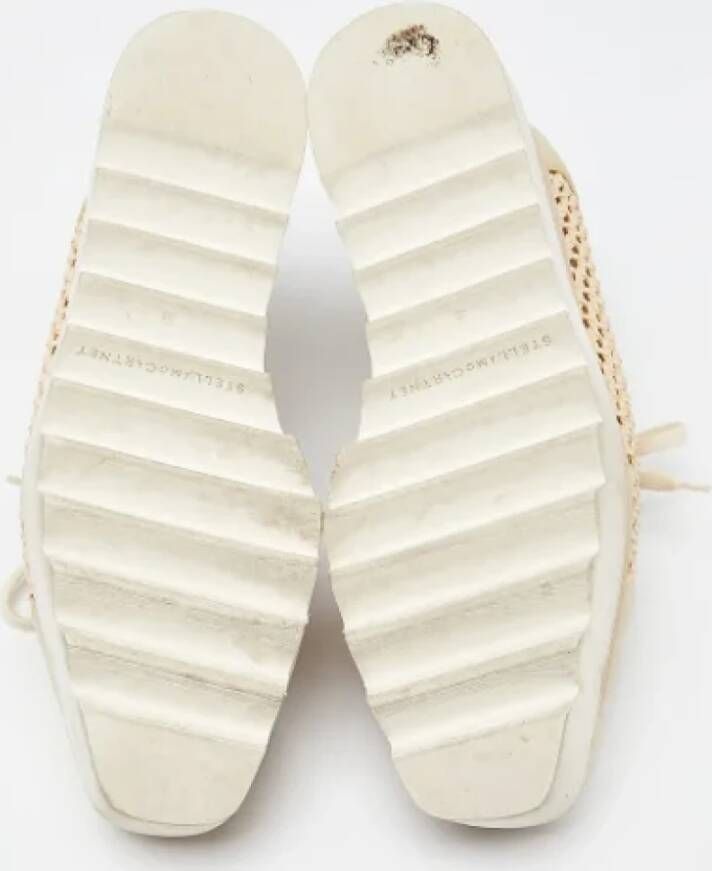 Stella McCartney Pre-owned Fabric sneakers Beige Dames