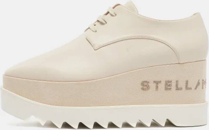 Stella McCartney Pre-owned Fabric sneakers Beige Dames