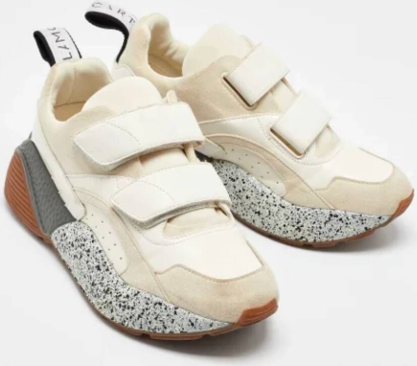 Stella McCartney Pre-owned Fabric sneakers Beige Dames