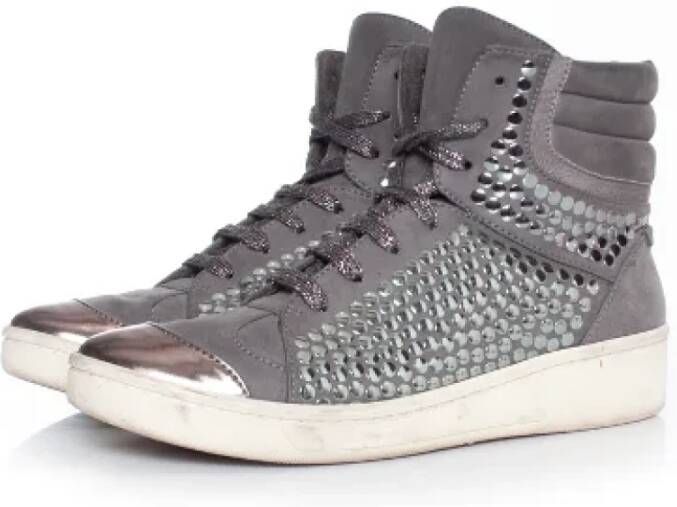 Stella McCartney Pre-owned Fabric sneakers Gray Dames