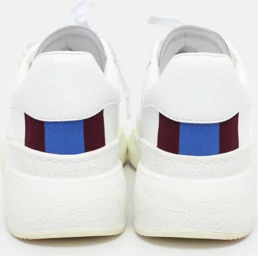 Stella McCartney Pre-owned Fabric sneakers White Dames