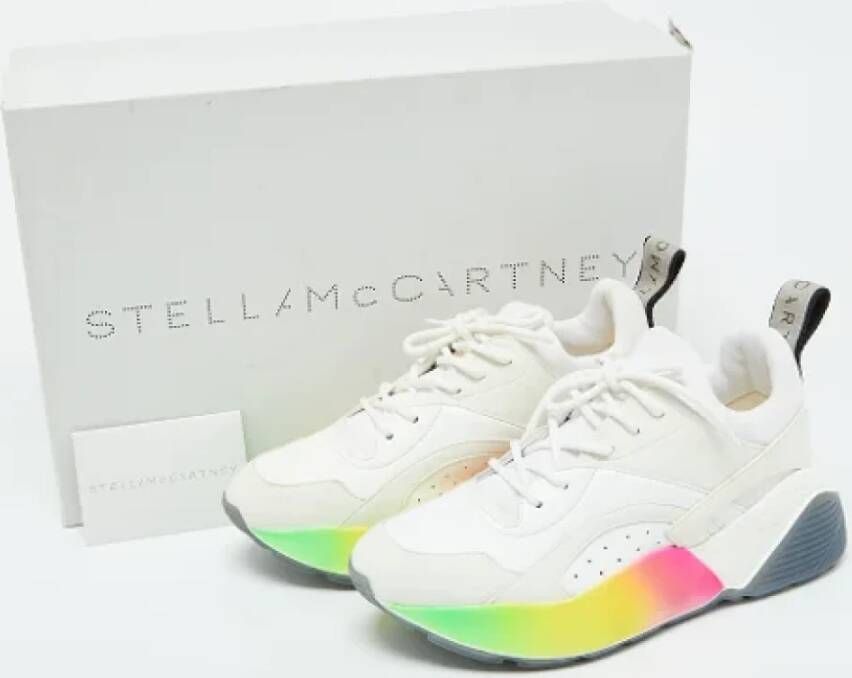 Stella McCartney Pre-owned Fabric sneakers White Dames