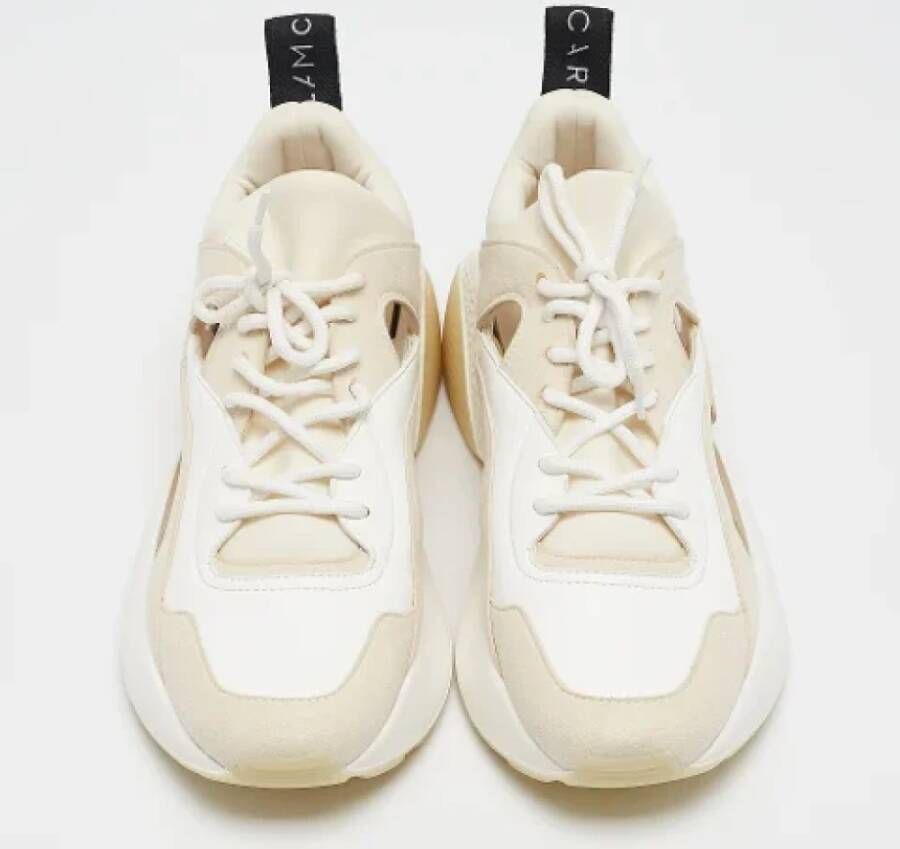 Stella McCartney Pre-owned Fabric sneakers White Dames