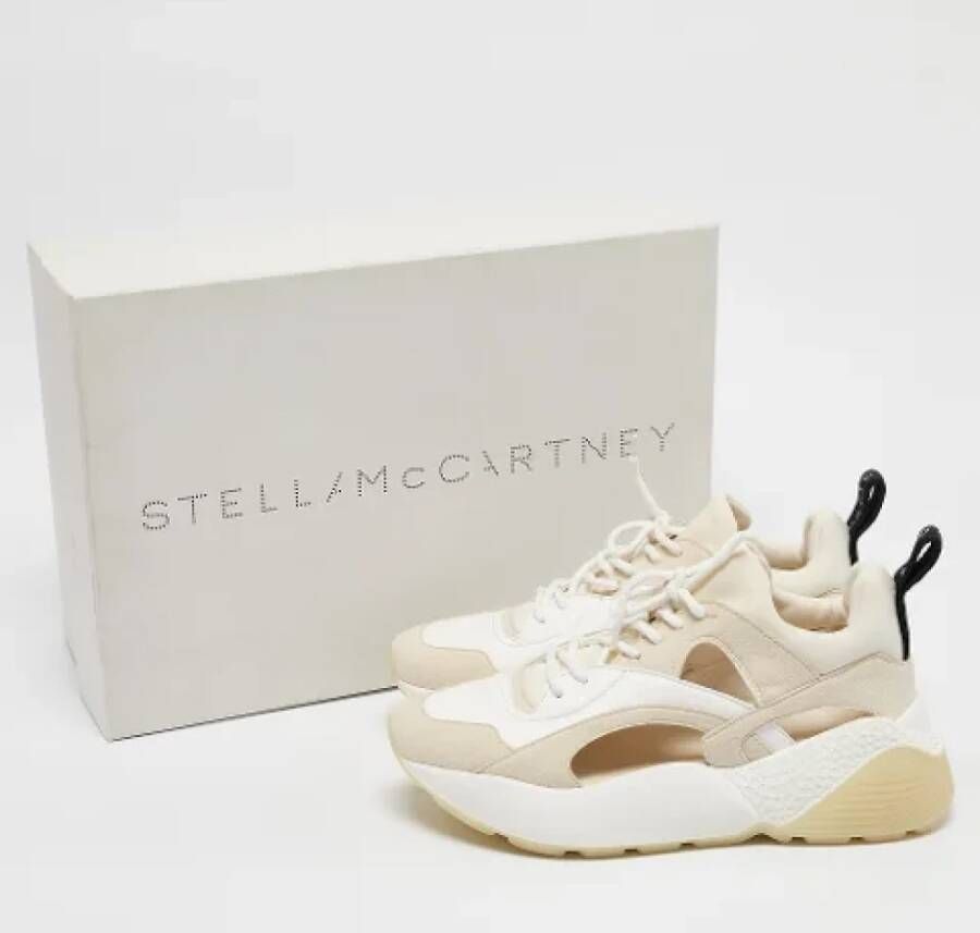 Stella McCartney Pre-owned Fabric sneakers White Dames