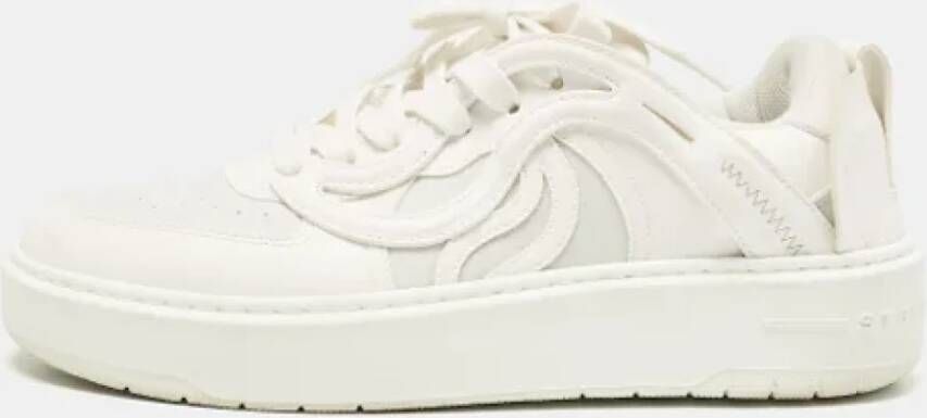 Stella McCartney Pre-owned Fabric sneakers White Dames