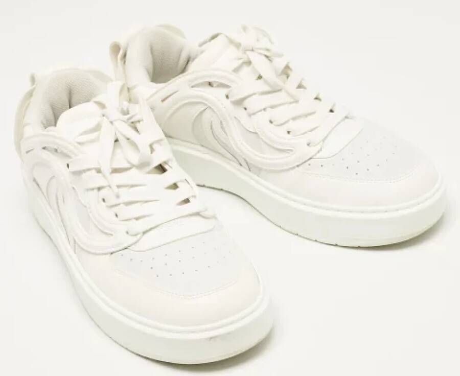 Stella McCartney Pre-owned Fabric sneakers White Dames