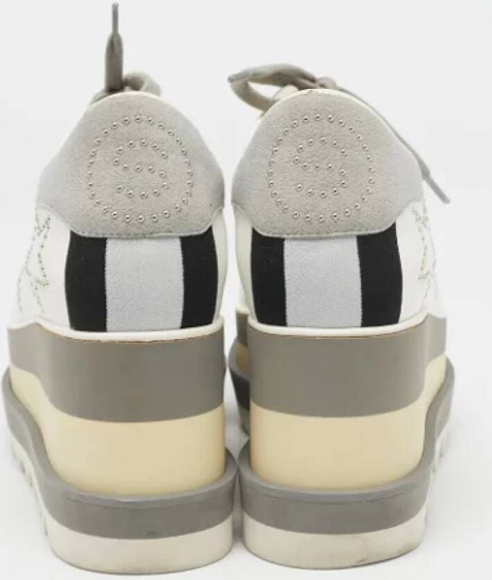 Stella McCartney Pre-owned Fabric sneakers White Dames