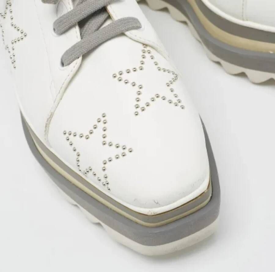 Stella McCartney Pre-owned Fabric sneakers White Dames