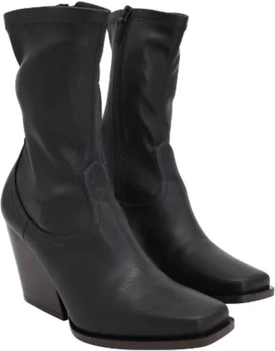 Stella McCartney Pre-owned Leather boots Black Dames