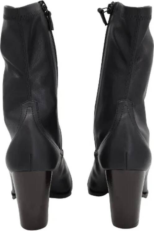 Stella McCartney Pre-owned Leather boots Black Dames