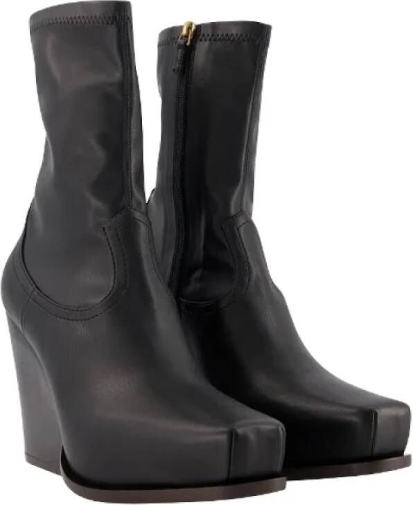 Stella McCartney Pre-owned Leather boots Black Dames