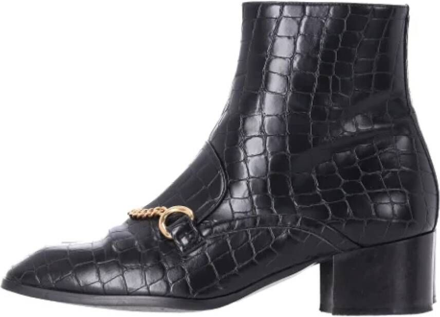 Stella McCartney Pre-owned Leather boots Black Dames