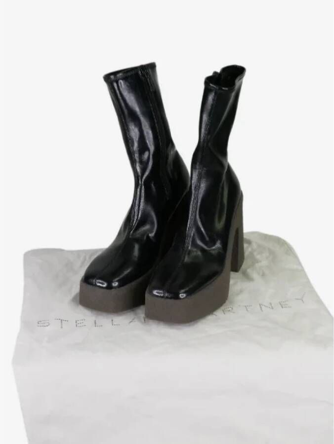 Stella McCartney Pre-owned Leather boots Black Dames