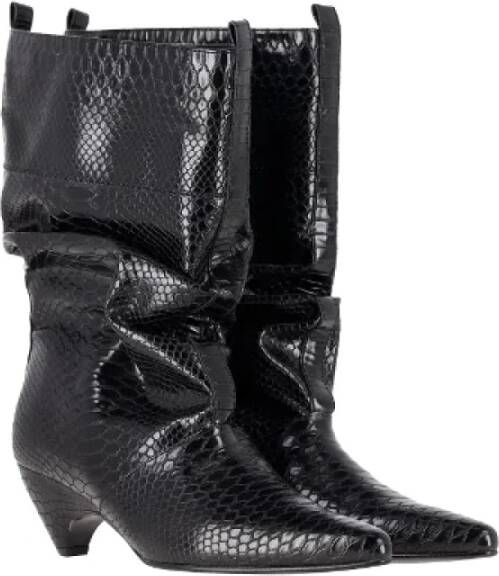 Stella McCartney Pre-owned Leather boots Black Dames