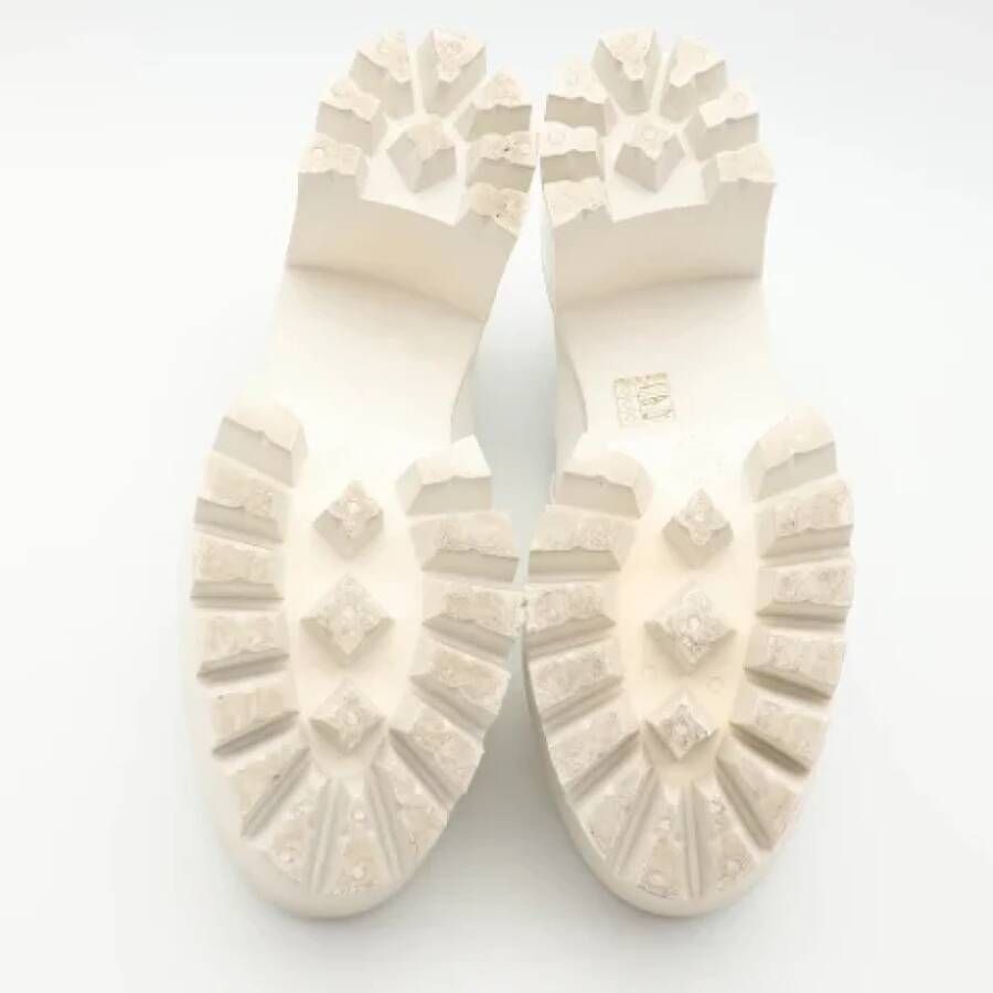 Stella McCartney Pre-owned Leather flats White Dames