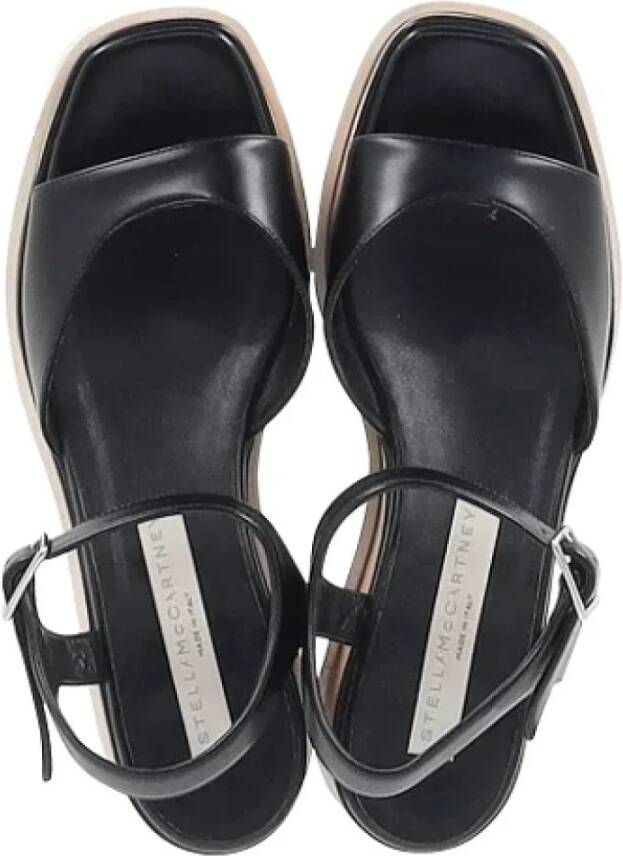 Stella McCartney Pre-owned Leather heels Black Dames