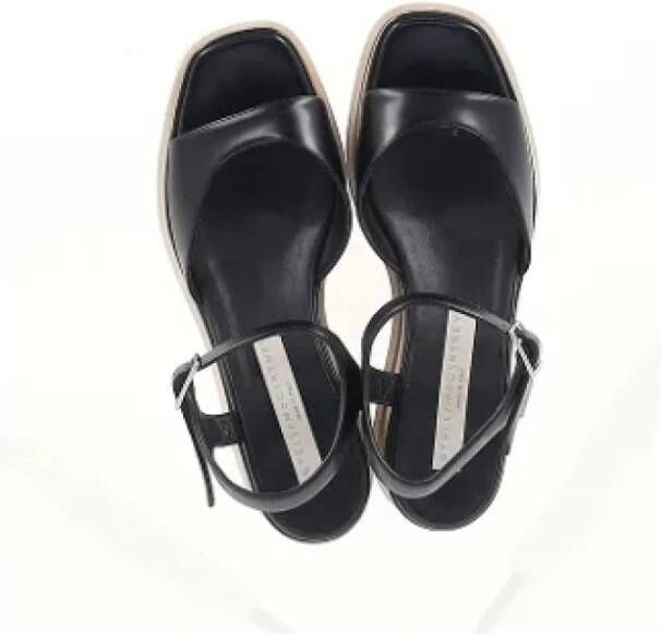 Stella McCartney Pre-owned Leather heels Black Dames