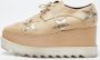 Stella McCartney Pre-owned Leather sneakers Beige Dames - Thumbnail 2