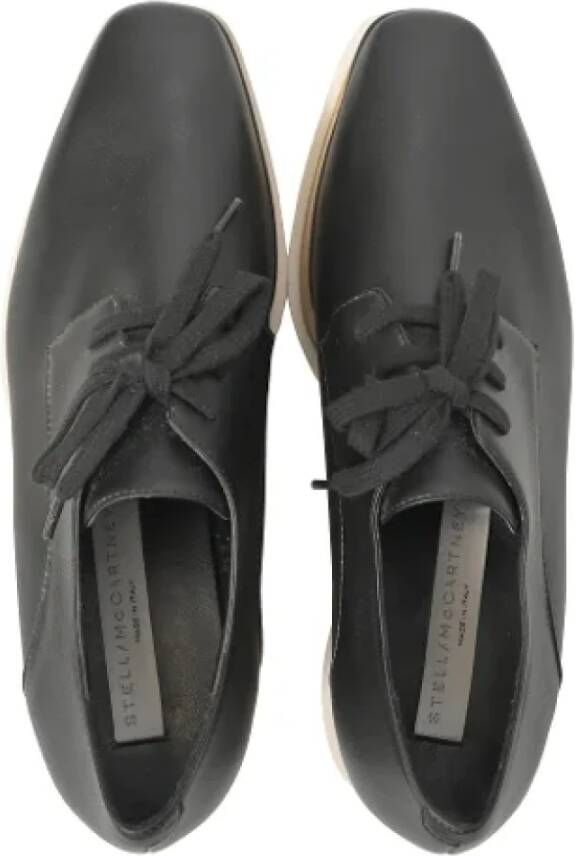 Stella McCartney Pre-owned Leather sneakers Black Dames