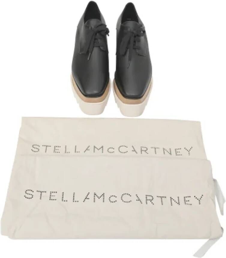 Stella McCartney Pre-owned Leather sneakers Black Dames