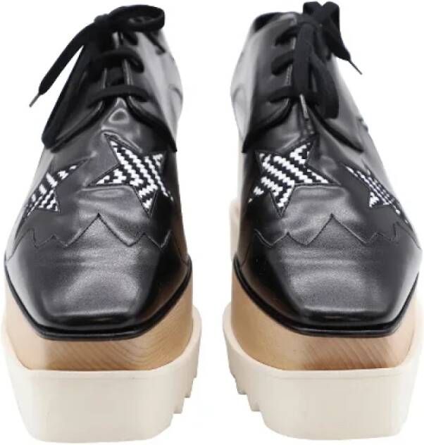 Stella McCartney Pre-owned Leather sneakers Black Dames