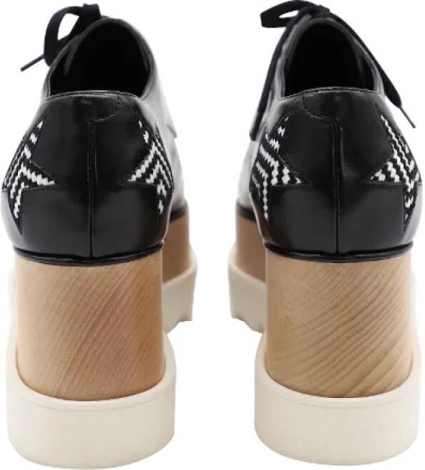 Stella McCartney Pre-owned Leather sneakers Black Dames