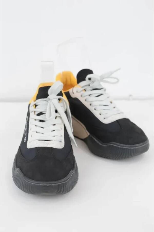 Stella McCartney Pre-owned Leather sneakers Black Dames