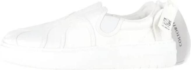 Stella McCartney Pre-owned Leather sneakers White Dames