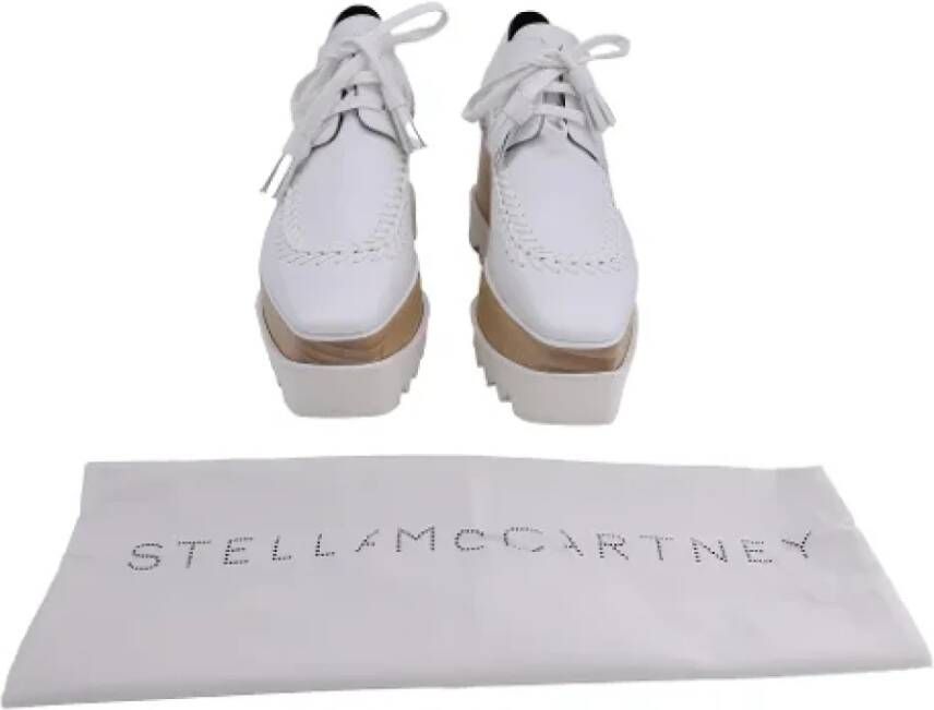 Stella McCartney Pre-owned Leather sneakers White Dames