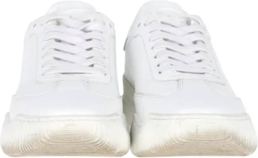 Stella McCartney Pre-owned Leather sneakers White Dames