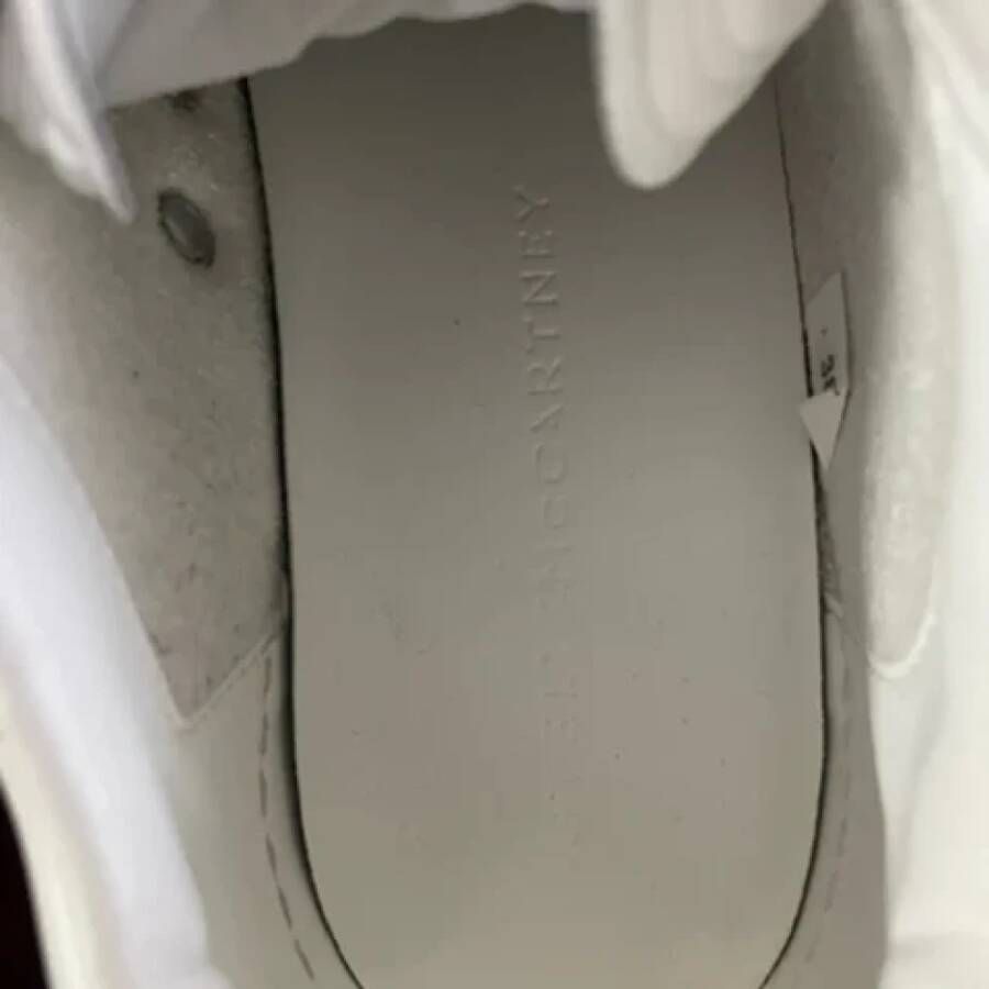 Stella McCartney Pre-owned Leather sneakers White Dames