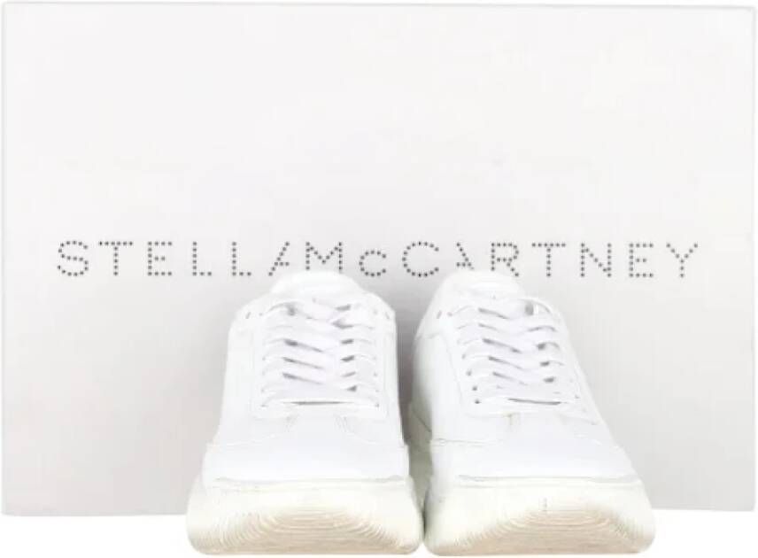 Stella McCartney Pre-owned Leather sneakers White Dames